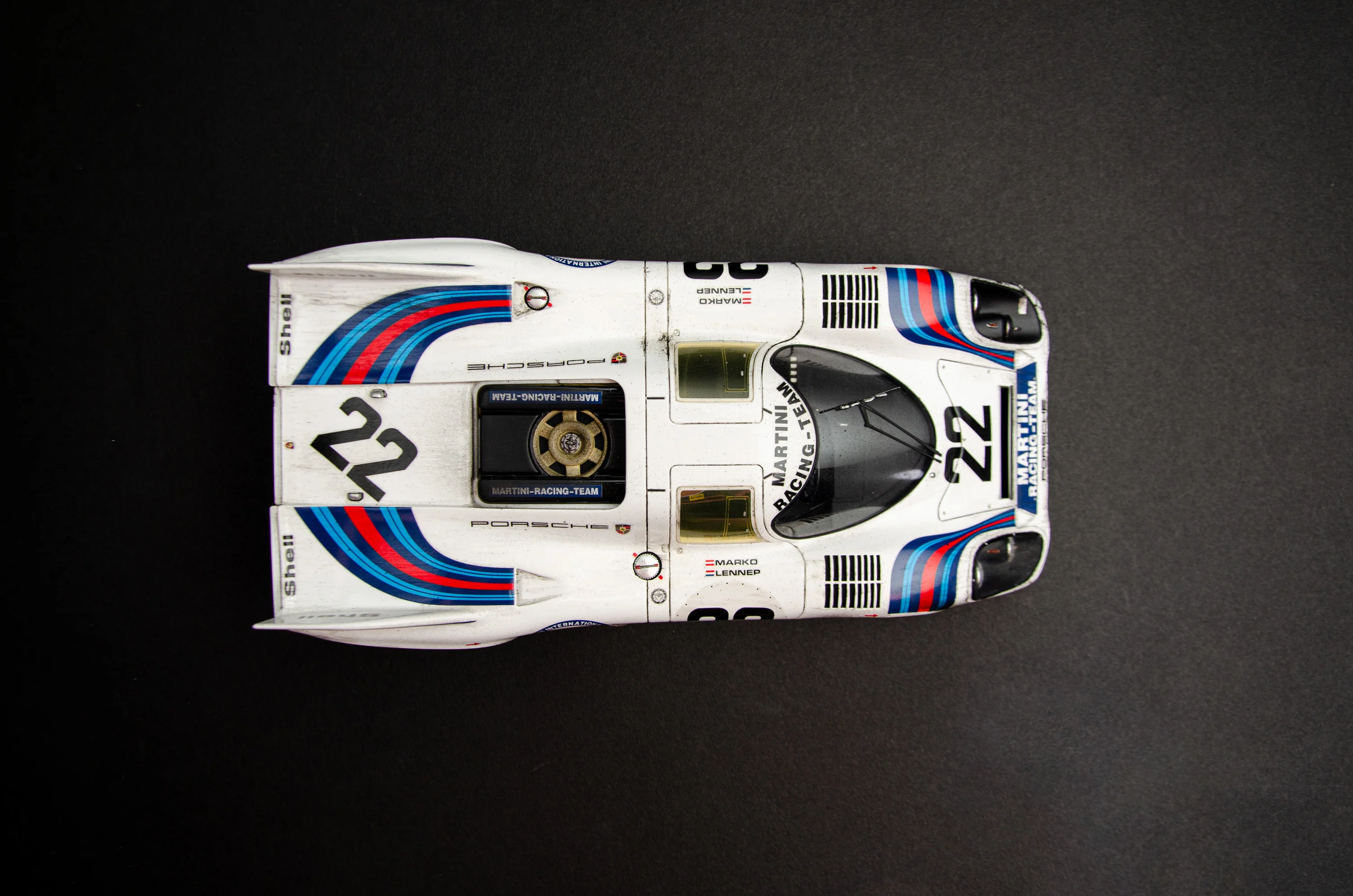 Porsche 917 KH - 1971 Le Mans Winner - Martini Livery - Race Weathered - Image 18