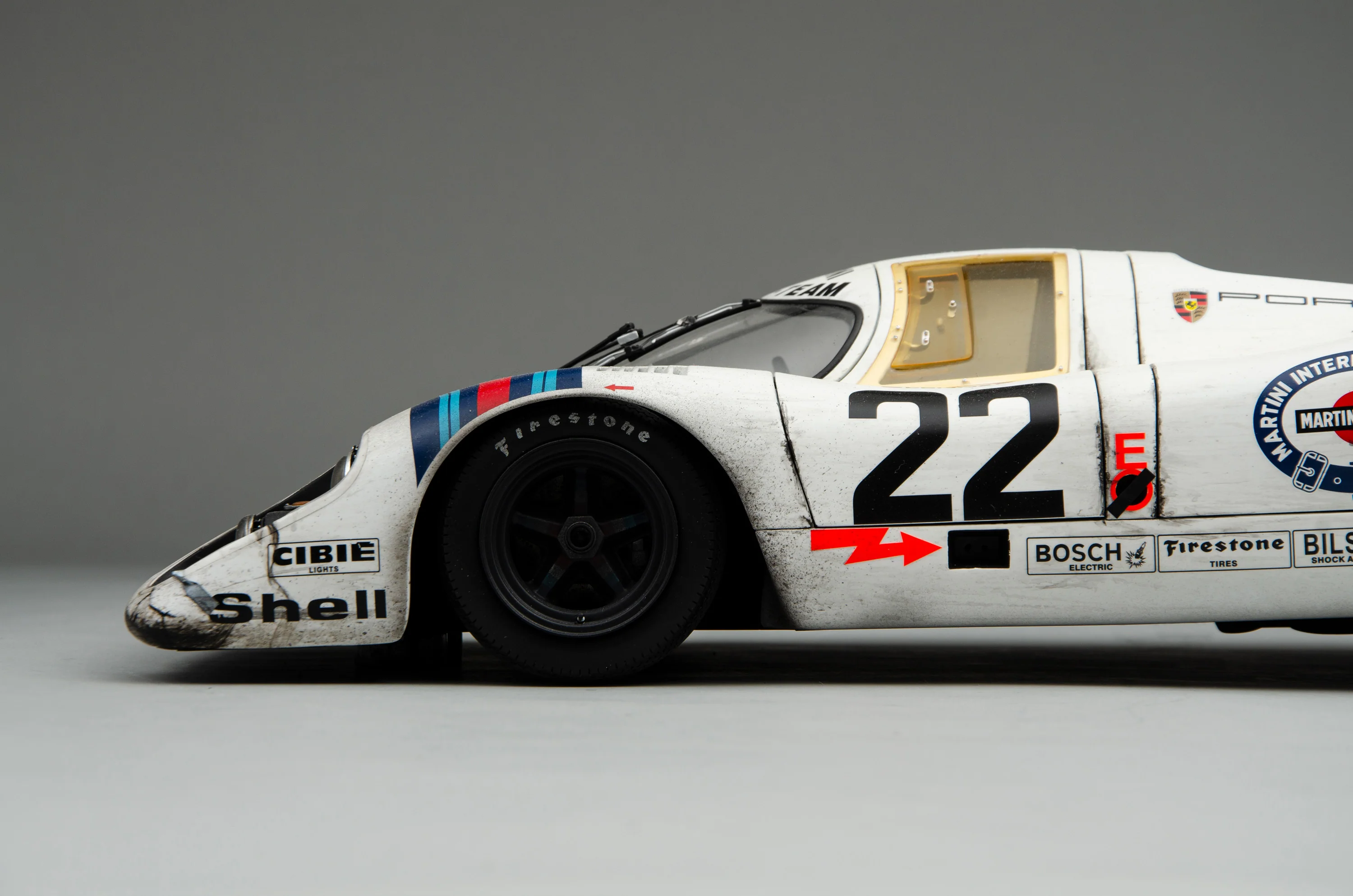 Porsche 917 KH - 1971 Le Mans Winner - Martini Livery - Race Weathered - Image 17