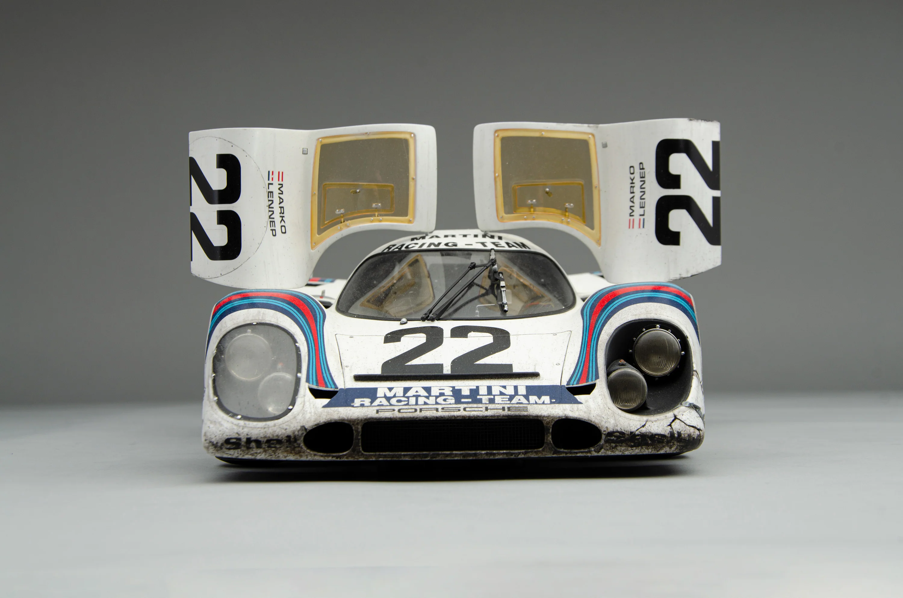 Porsche 917 KH - 1971 Le Mans Winner - Martini Livery - Race Weathered - Image 19