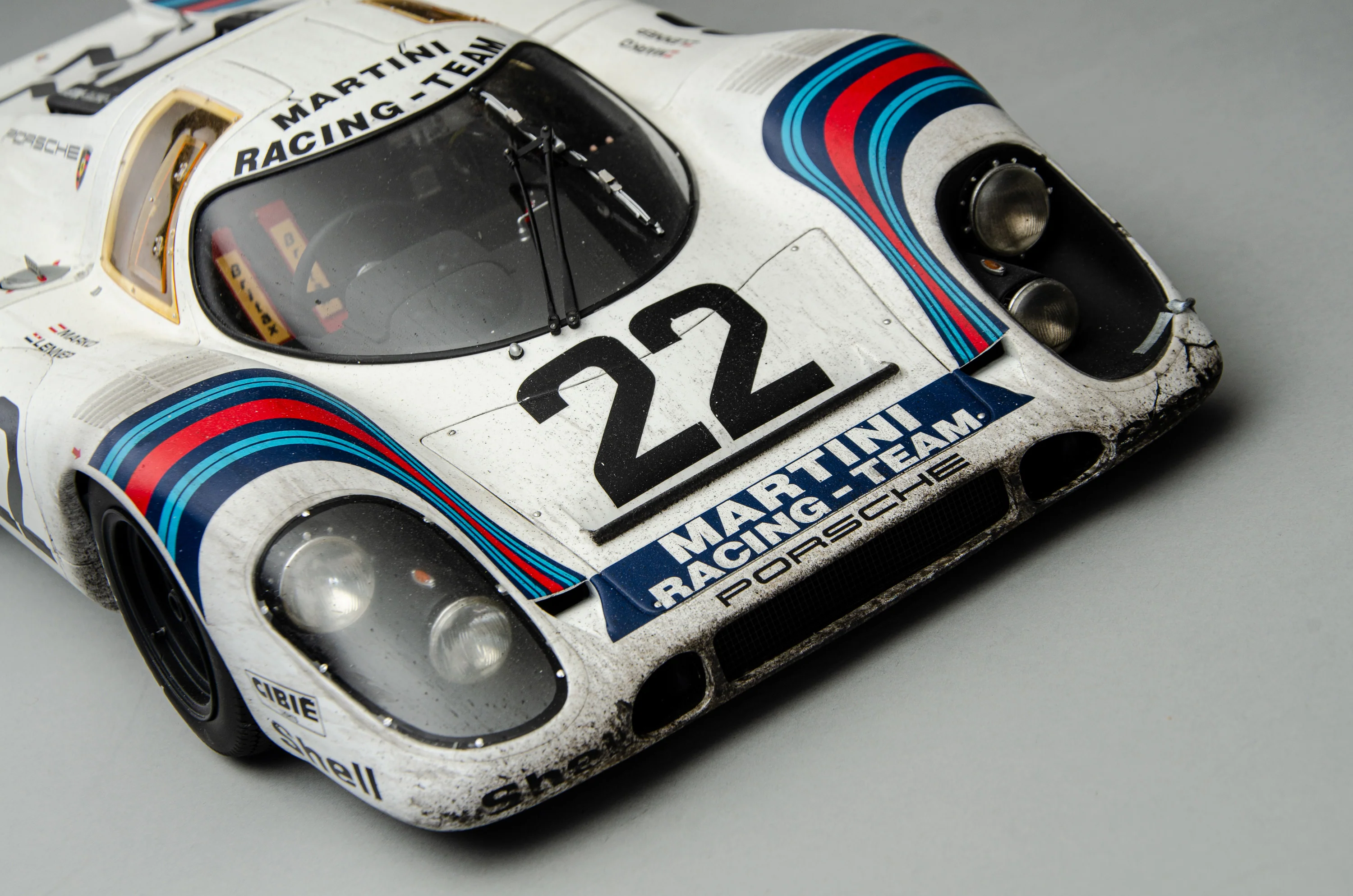 Porsche 917 KH - 1971 Le Mans Winner - Martini Livery - Race Weathered - Image 20