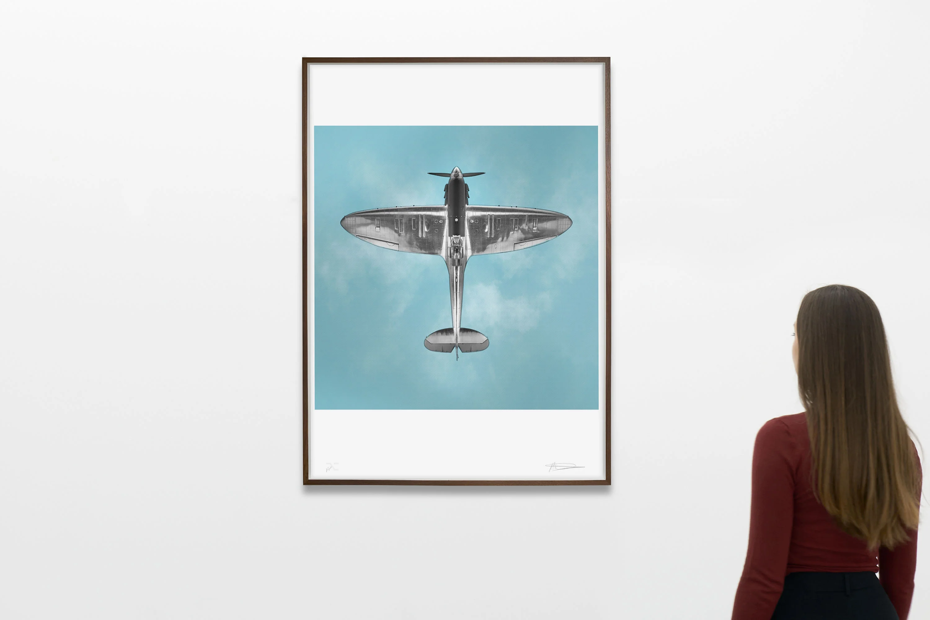 Supermarine Spitfire - Alan Thornton - Art Screen Print - Image 3
