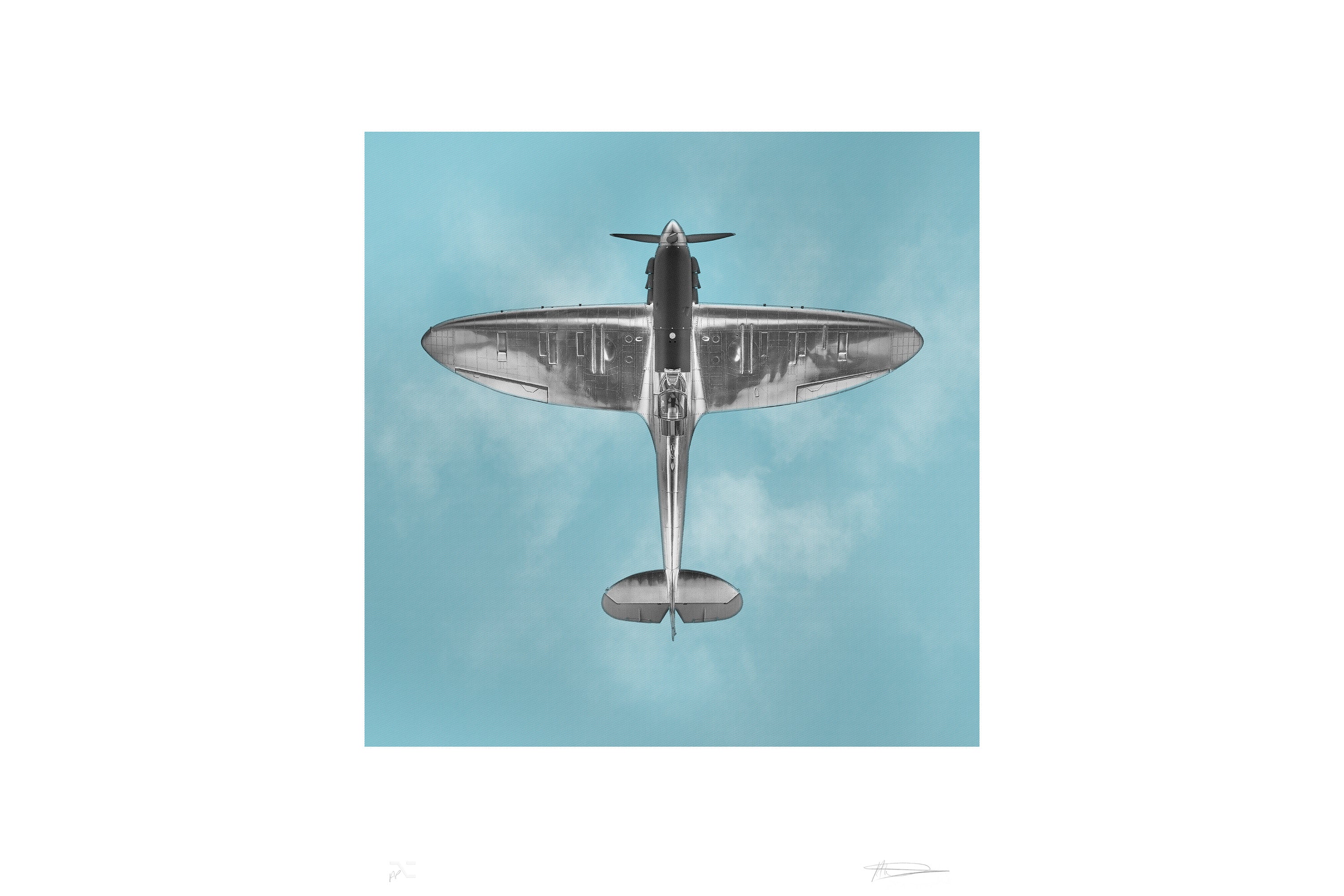 Supermarine Spitfire - Alan Thornton - Art Screen Print - Image 4
