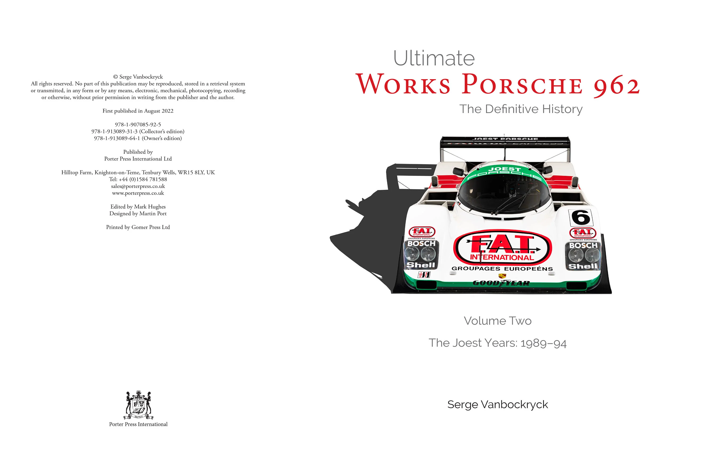 Ultimate Works Porsche 962 - The Definitive History (Limited Edition) - Image 13