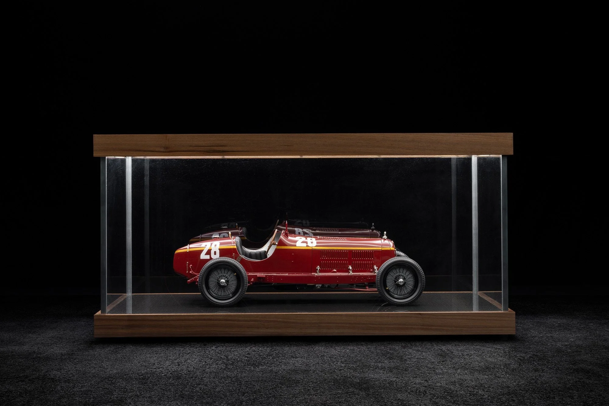 Solid Walnut Illuminated Display Case - Image 4